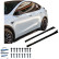 Bas de caisse unidirectionnels pour Tesla Model Y 2019-2025 - Noir brillant, Vignette 7