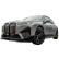 Ensemble de jupes latérales à usage unique pour BMW iX M-Pack i20 2021- - Noir brillant