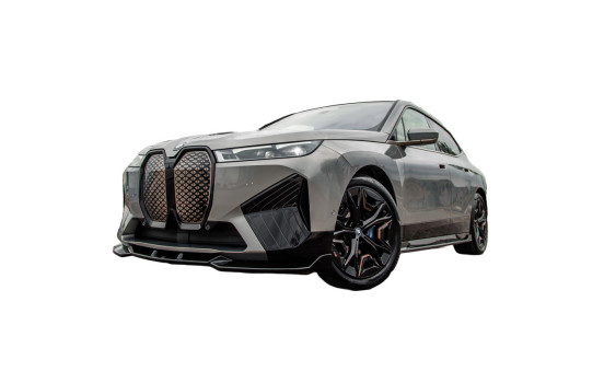 Ensemble de jupes latérales à usage unique pour BMW iX M-Pack i20 2021- - Noir brillant