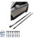 Ensemble de jupes latérales à usage unique pour BMW iX M-Pack i20 2021- - Noir brillant, Vignette 4