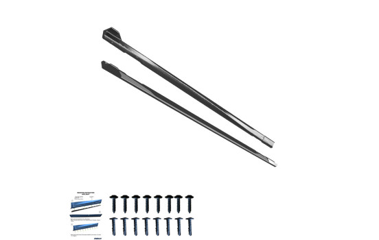 Ensemble de jupes latérales à usage unique pour BMW iX M-Pack i20 2021- - Noir brillant, Image 5