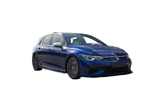 Ensemble de jupes latérales à usage unique pour Volkswagen Golf VIII HB/Variant R 2020- - Noir brillant