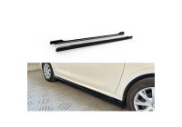 Jeu de jupes latérales sur mesure pour Peugeot 208 I 2012-2019 (ABS)
