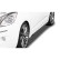 Jupes latérales 'Slim' Citroën C3 2009-2016 (ABS noir brillant), Vignette 3