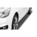 Jupes latérales 'Slim' Citroën C4 (Type N) 2010-2018 (ABS noir brillant)