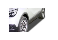 Jupes latérales 'Slim' Opel Crossland 2017- (ABS noir brillant)