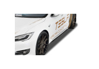 Jupes latérales 'Slim' Tesla Model S 2014-2016 & 2016- (ABS noir brillant)