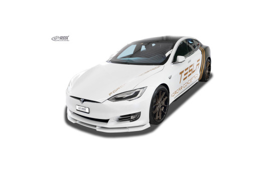 Jupes latérales 'Slim' Tesla Model S 2014-2016 & 2016- (ABS noir brillant), Image 2