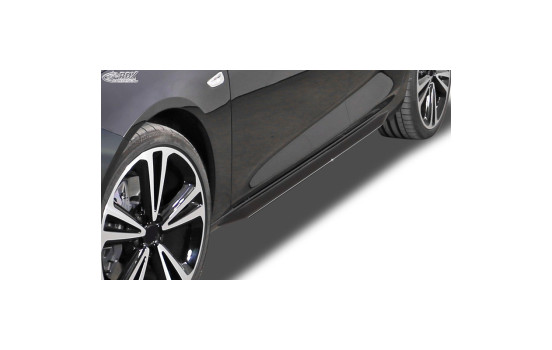Jupes latérales adaptées pour Dodge Caliber 2006- 'Slim' (ABS)
