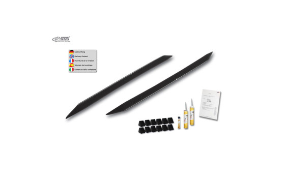 Jupes latérales adaptées pour Dodge Caliber 2006- 'Slim' (ABS), Image 3