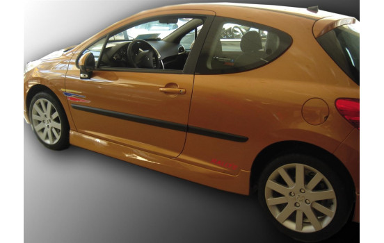 Jupes latérales Peugeot 207 2006- 'Type A' (ABS)