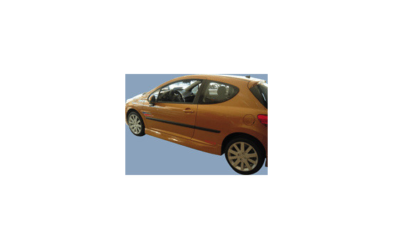 Jupes latérales Peugeot 207 2006- 'Type A' (ABS), Image 3