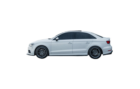 Jupes latérales unidirectionnelles pour Audi S3 8V/8V Facelift Berline/Cabriolet 2013-2020 - Noir brillant, Image 2