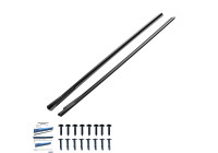 Jupes latérales unidirectionnelles pour BMW i4 G26 M-Pack 2021- - Noir brillant
