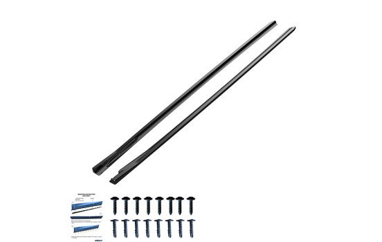Jupes latérales unidirectionnelles pour BMW i4 G26 M-Pack 2021- - Noir brillant