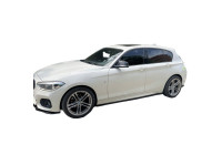 Jupes latérales unidirectionnelles pour BMW Série 1 F20/F21 M-Power 2011-2019 - Version 2 - Noir brillant