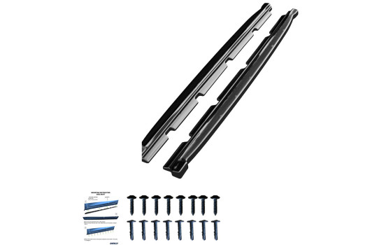 Jupes latérales unidirectionnelles pour Cupra Ateca MK1 2018- - Noir brillant