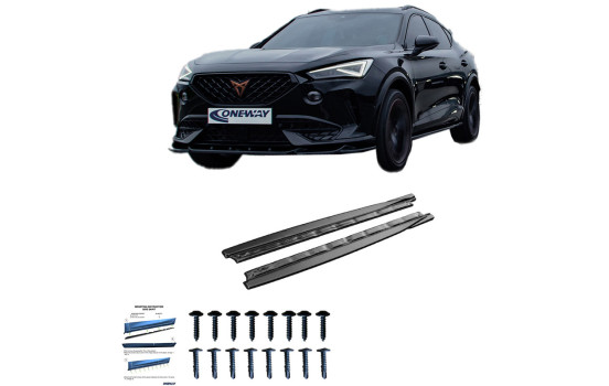 Jupes latérales unidirectionnelles pour Cupra Formentor 2020- - Noir brillant, Image 4