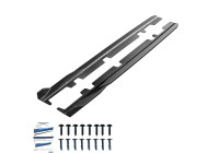 Jupes latérales unidirectionnelles pour Ford Fiesta ST/ST-Line MK8 2017- - Noir brillant