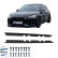 Jupes latérales unidirectionnelles pour Seat Leon IV HB/ST FR et Cupra Leon HB/ST 2020- - Noir brillant, Vignette 3