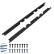 Jupes latérales unidirectionnelles pour Seat Leon IV HB/ST FR et Cupra Leon HB/ST 2020- - Noir brillant, Vignette 5