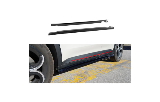 Kit de bas de caisse Motordrome compatible avec Alfa Romeo Junior 2024- (ABS noir brillant)