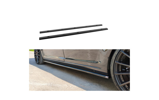 Kit de bas de caisse Motordrome compatible avec Volkswagen Caddy 2015-2020 (ABS noir brillant)