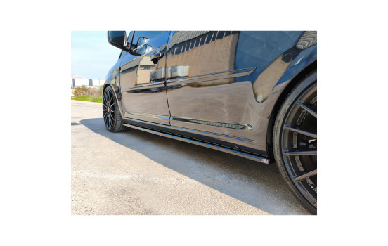 Kit de bas de caisse Motordrome compatible avec Volkswagen Caddy 2015-2020 (ABS noir brillant), Image 4