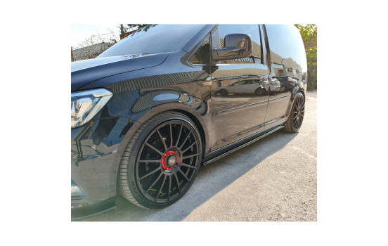 Kit de bas de caisse Motordrome compatible avec Volkswagen Caddy 2015-2020 (ABS noir brillant), Image 5