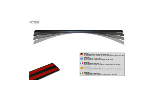 Lèvre de spoiler de toit pour Audi A8 (4H) 2010-2017 (ABS), Image 3