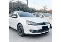 Becquet avant AutoStyle pour Volkswagen Golf VI 2008-2012 (sauf GTi/R) (ABS noir brillant)