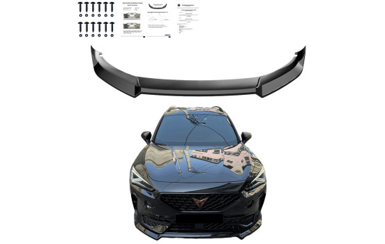 Becquet avant Oneway pour Cupra Formentor 2020-2024 - Version 2 - Noir brillant, Image 4