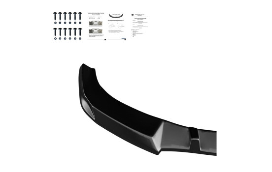 Becquet avant unidirectionnel Audi A7 S-Line/S7 C7 Facelift 2014-2017 - Version 2 - Noir brillant, Image 3