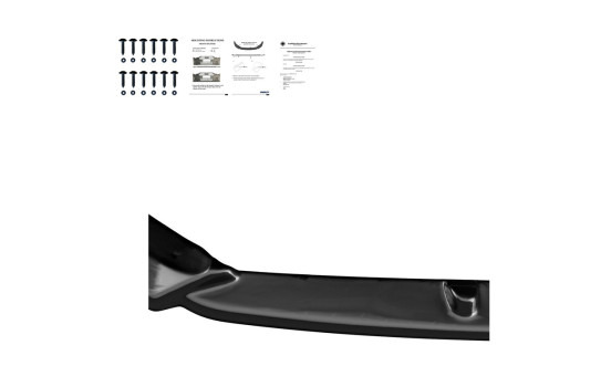 Becquet avant unidirectionnel pour Audi RS3 8V Berline/Sportback Facelift 2017-2020 - Version 2, Image 3