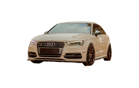 Becquet avant unidirectionnel pour Audi S3 Sportback 8V 2013-2016 – Noir brillant, Image 2