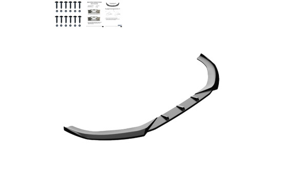 Becquet avant unidirectionnel pour Audi S3 Sportback 8V 2013-2016 – Noir brillant, Image 5