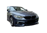 Becquet avant unidirectionnel pour BMW Série 4 F32/F33/F36 M-Pack 2013-2019 - Noir brillant