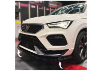 Becquet avant unidirectionnel pour Cupra Ateca 2018-2021 et Facelift 2021-2024 – Noir brillant