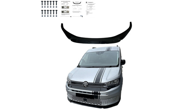 Becquet avant unidirectionnel pour Volkswagen Caddy MK5 2020- - Noir brillant, Image 5