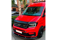 Becquet avant unidirectionnel pour Volkswagen Crafter MK2 et MAN TGE MK1, pré-lifting 2016 - Noir brillant