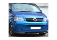 Becquet avant unidirectionnel pour Volkswagen Transporter T5 2003-2009 – Noir brillant