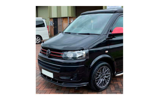 Becquet avant unidirectionnel pour Volkswagen Transporter T5 2003-2009 – Noir brillant, Image 4