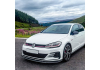 Lèvre de spoiler avant Volkswagen Golf VII (7.5) GTi/GTD/R/R-Line 2017-2019 (ABS noir brillant)