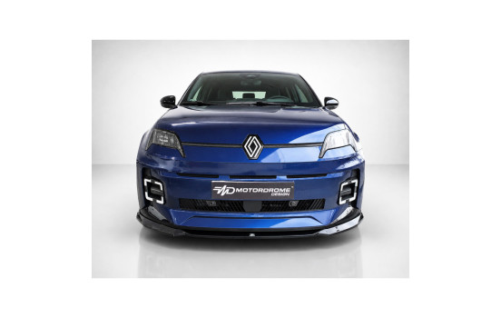 Spoiler avant Motordrome compatible avec Renault 5 E-Tech 2024- (ABS) Noir brillant