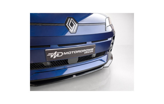 Spoiler avant Motordrome compatible avec Renault 5 E-Tech 2024- (ABS) Noir brillant, Image 5