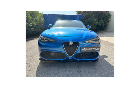 Spoiler avant sur mesure pour Alfa Romeo Giulia Veloce 2015- (ABS Noir brillant), Image 3