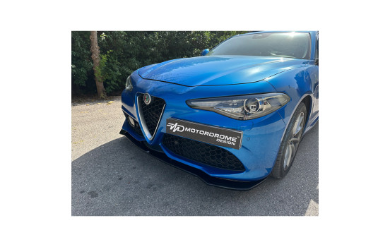 Spoiler avant sur mesure pour Alfa Romeo Giulia Veloce 2015- (ABS Noir brillant), Image 4