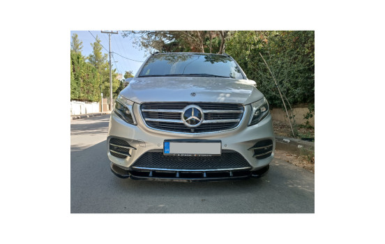 Spoiler avant sur mesure pour Mercedes Classe V W447 2014- AMG-Line (ABS), Image 2
