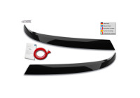 Spoilers de phare sur mesure pour Volkswagen Transporter T6.1 2021- (ABS Noir Brillant)