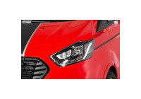 Spoilers de phares adaptés pour Ford Transit Custom & Tourneo Custom Facelift 2018- (ABS)